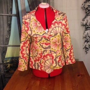 Fei Floral Patterned Blazer